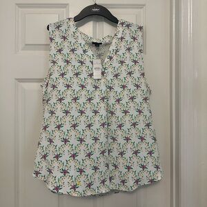 Ann Taylor Sleeveless Top size L